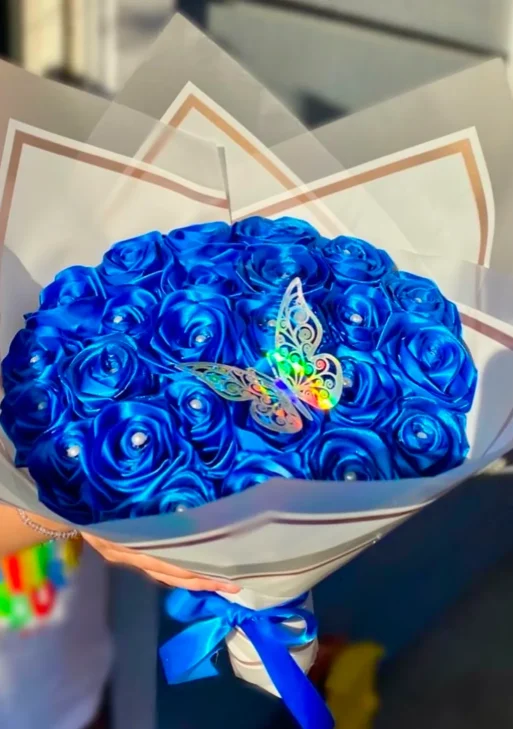 Blue Rose Bouquet – Send Flowers & Gifts to Nepal